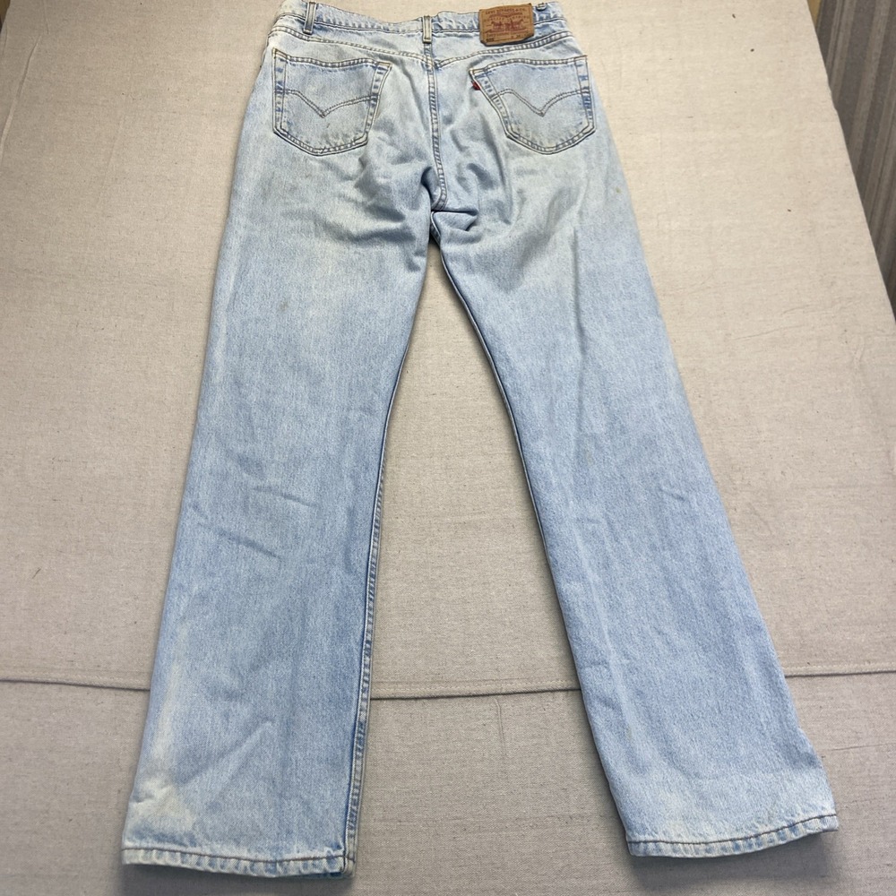 Vintage Levis 505 Jeans Mens 36 x 34 Denim Regular Fit Straight Leg Y2k - Picture 3 of 12